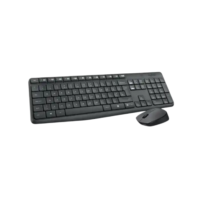 Logitech - Juego de teclado y ratón - MK235 - Español - Inalámbrico - USB - Negro-2