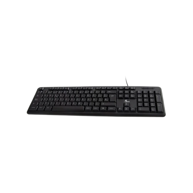 Xtech - Keyboard - Wired - Spanish - USB - Black - Standard XTK-092S-2