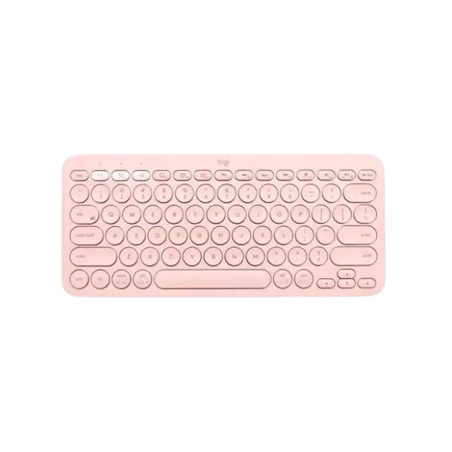 Logitech - Keyboard - Wireless - Rose - Con Bluetooth-1