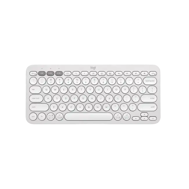 Logitech - Keyboard - Wireless - White-1