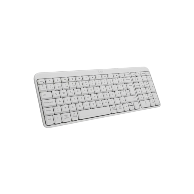 Logitech-K250 Compact Bluetooth Wireless Keyboard - Spanish Off-White-3