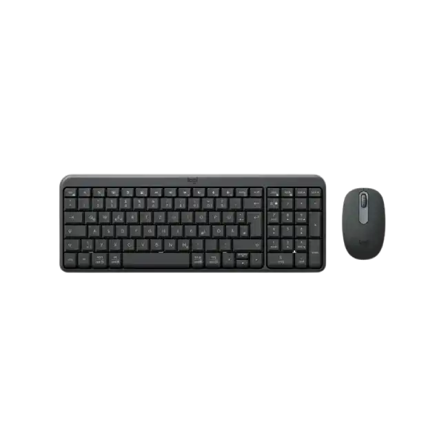 Logitech - MK250 Compact Bluetooth Wireless Combo - Spanish - Graphite-3