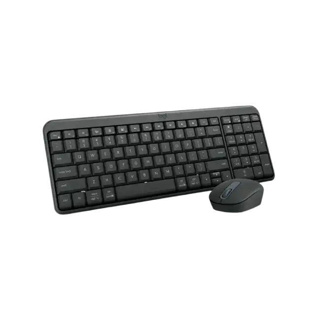 Logitech - MK250 Compact Bluetooth Wireless Combo - Spanish - Graphite