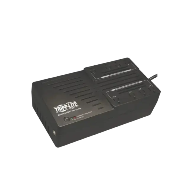UPS TrippLite 650VA 330W Desktop Battery Back Up Compact 120V Standby USB- UPS - CA 120 V-4