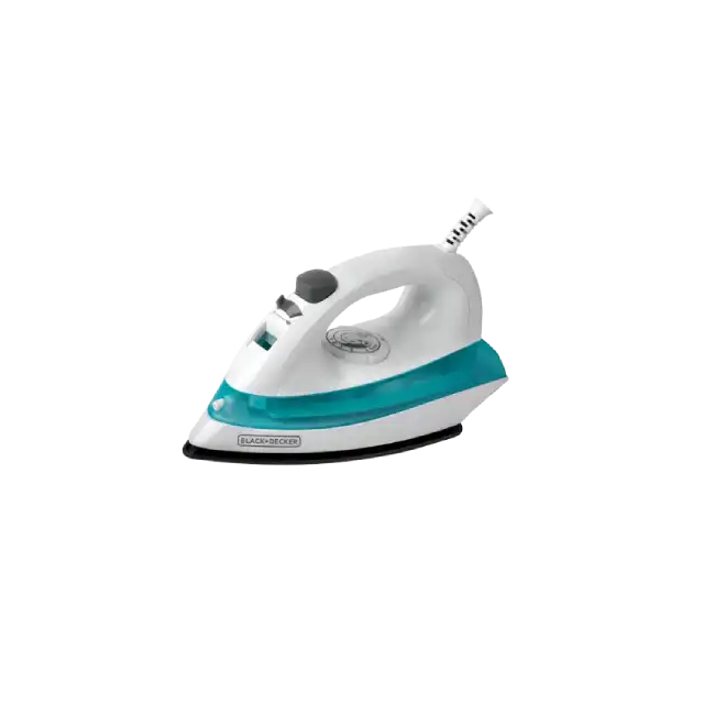 Plancha de Ropa Black+Decker IRBD100 Suela Antiadherente Color Celeste-1