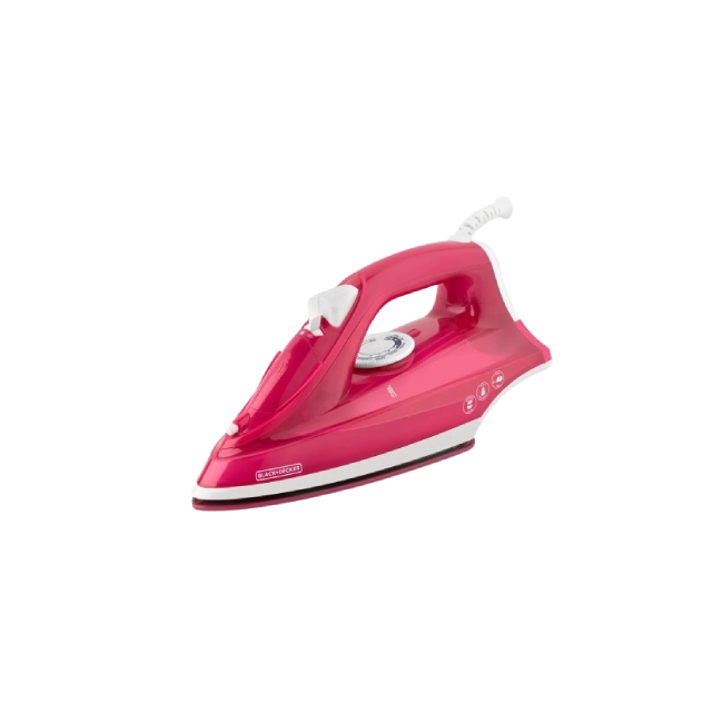 Plancha de Ropa Black+Decker IRBD302 Antiadherente 1200 Watts Color Rojo-1