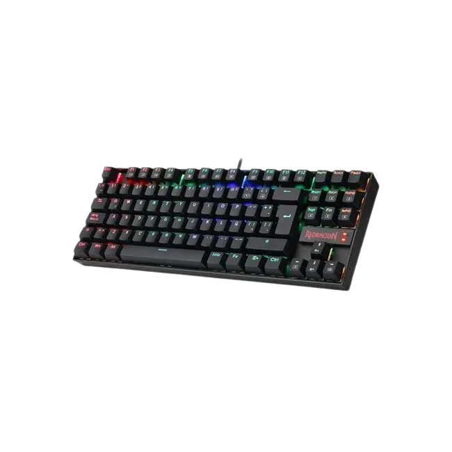 TECLADO GAMING REDRAGON KUMARA K552 RGB MECANICO ESPAÑOL COLOR BLANCO