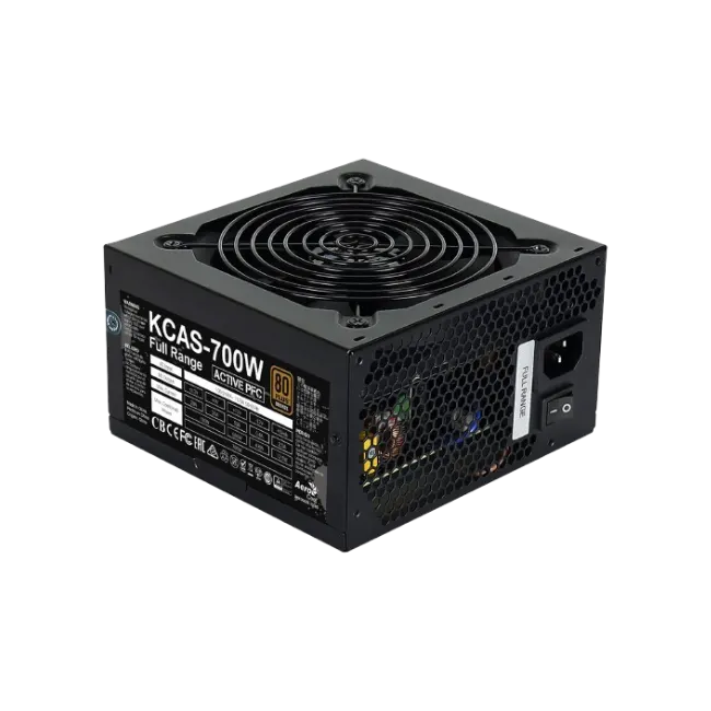 Fuente de Poder AeroCool KCAS-700W 700W Bronze Full Range Active PFC-2