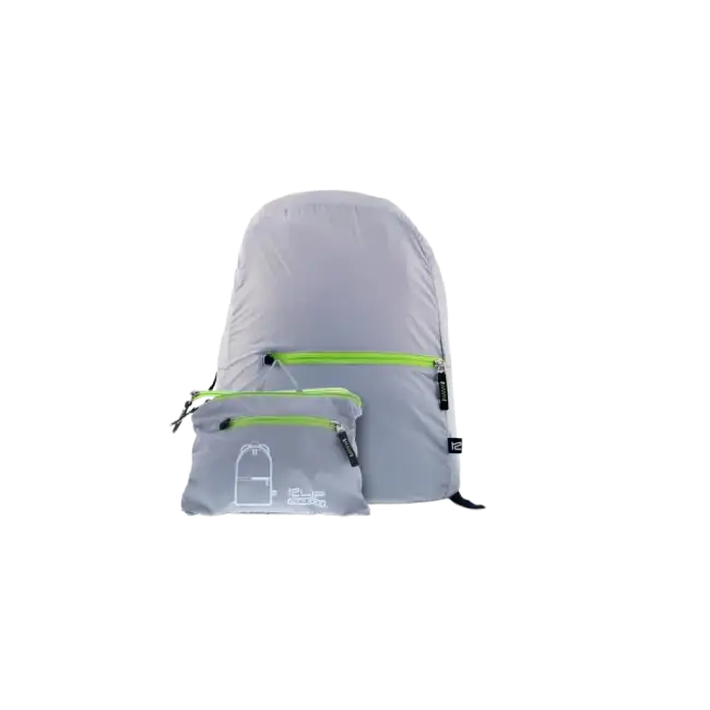 MOCHILA KFB-001GR PLEGABLE 25 L NYLON COLOR GRIS KLIP XTREME-2
