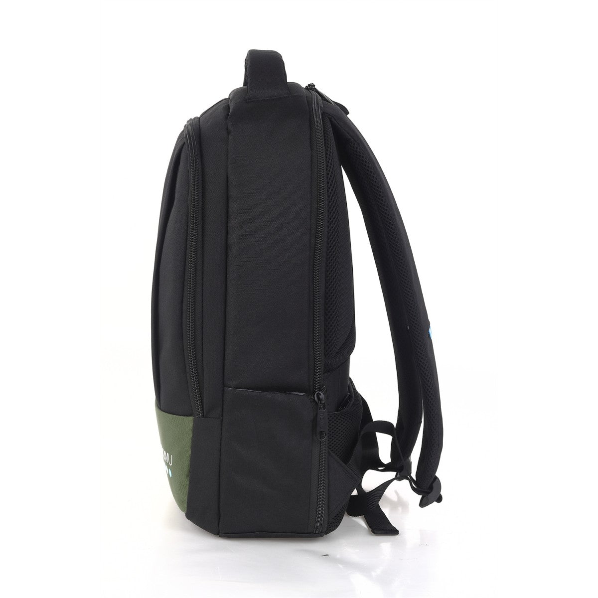 Mochila U2 Negro Verde-7