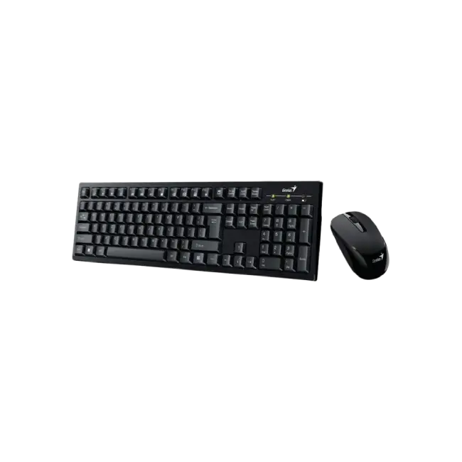 Combo Gaming de Teclado y Mouse RGB KM-GX3 Genius  Alambrico USB Español Color Negro