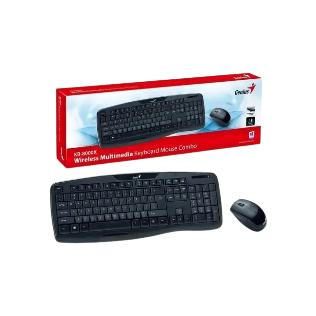 Combo Gaming de Teclado y Mouse RGB KM-GX3 Genius  Alambrico USB Español Color Negro-2