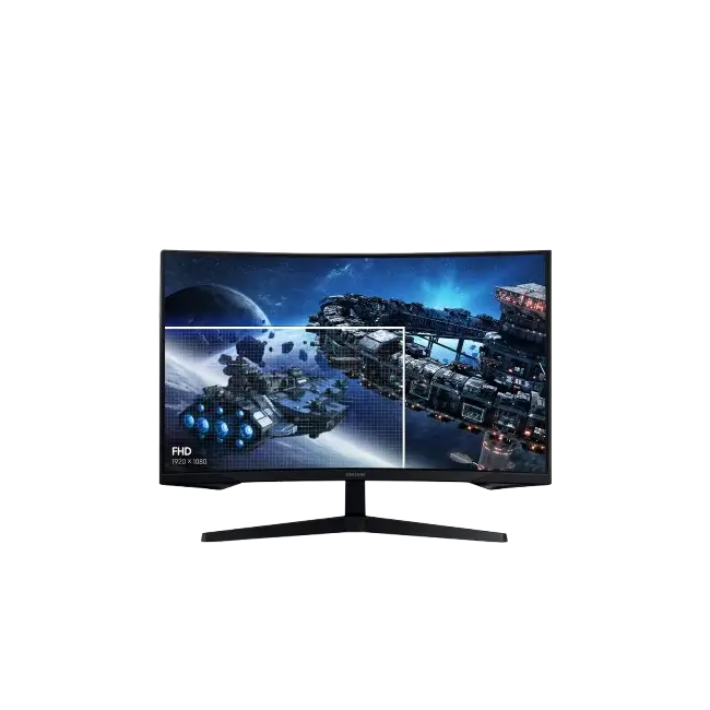 Monitor para juegos WQHD Odyssey G5 de 32" con pantalla curva 1000R Samsung-1
