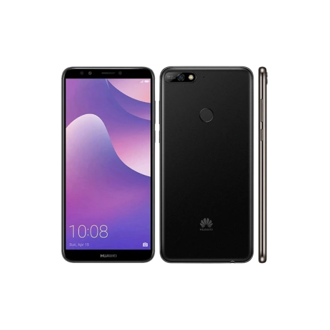 TELEFONO CELULAR INTELIGENTE Y7 2018 DUAL SIM LDN-L23/LX3 COLOR NEGRO HUAWEI-1