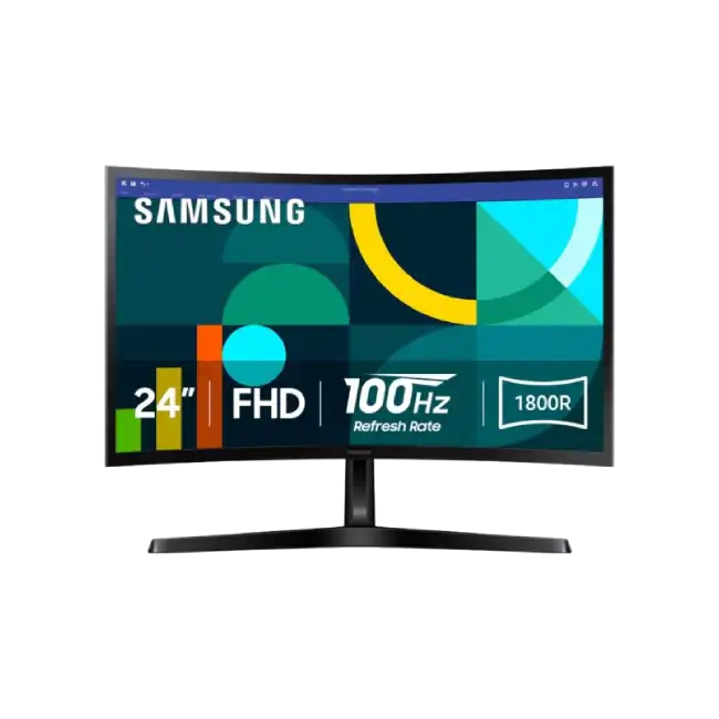 MONITOR SAMSUNG S3 CURVO 24" ESSENTIAL 100Hz 1800R-1