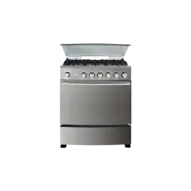 Estufa Whirlpool 30" 6 Quemadores Acero Inoxidable Hierro Fundido Sistema Stop Door Color Gris-2