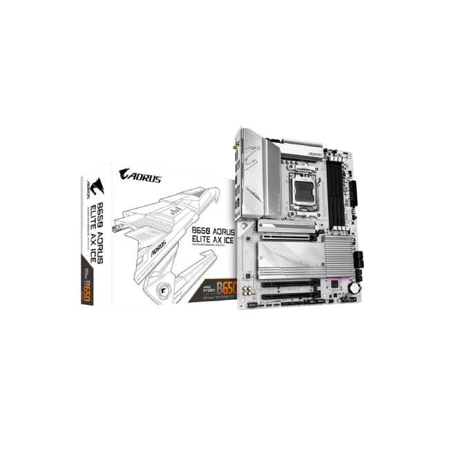 AORUS - Motherboard - Micro ATX - Socket AM5 - AMD B650 - para Ryzen 7 / para Ryzen 9 - None-1
