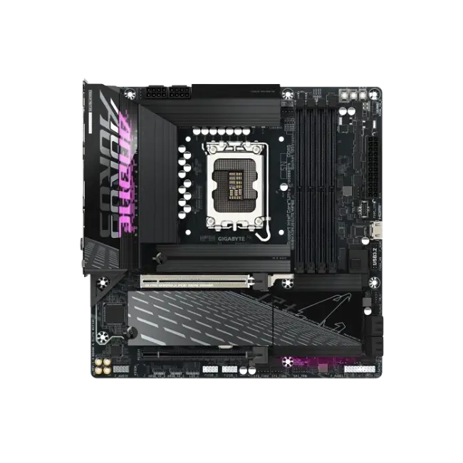 AORUS - Motherboard - Micro ATX - LGA1851 - Intel B860 - para Intel Ultra series - None - B860M A ELITE WIFI6E-4