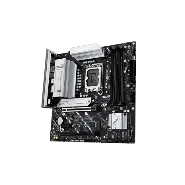 ASUS - PRIME B860M-A - Motherboard - Micro ATX - LGA 1851 - Intel B860 - para Core i9 / para Core i7 / para Core i5 / para Core i3 / para Celeron / para Pentium - Intel HD Graphics-2