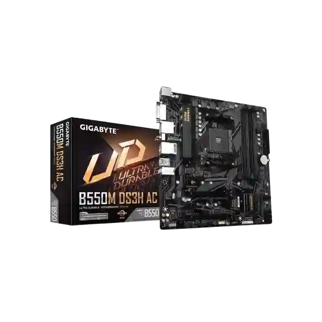 Gigabyte - Motherboard - B550M DS3H AC R2 DDR4 4 DIMM S-2
