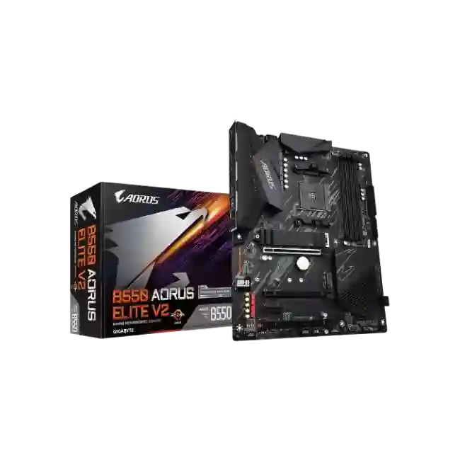 Gigabyte - Motherboard - ATX - Socket AM4 - AMD B550 - para Ryzen 3 / para Ryzen 5 / para Ryzen 7 / para Ryzen 9 - AMD Radeon - None