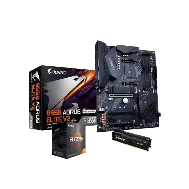 Gigabyte - Motherboard - ATX - Socket AM4 - AMD B550 - para Ryzen 3 / para Ryzen 5 / para Ryzen 7 / para Ryzen 9 - AMD Radeon - None-4