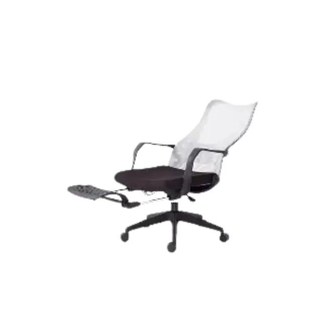 Silla Ejecutiva MG-WB-007-A1-BK De Tela Con Respaldo Color Gris con Asiento Negro-4