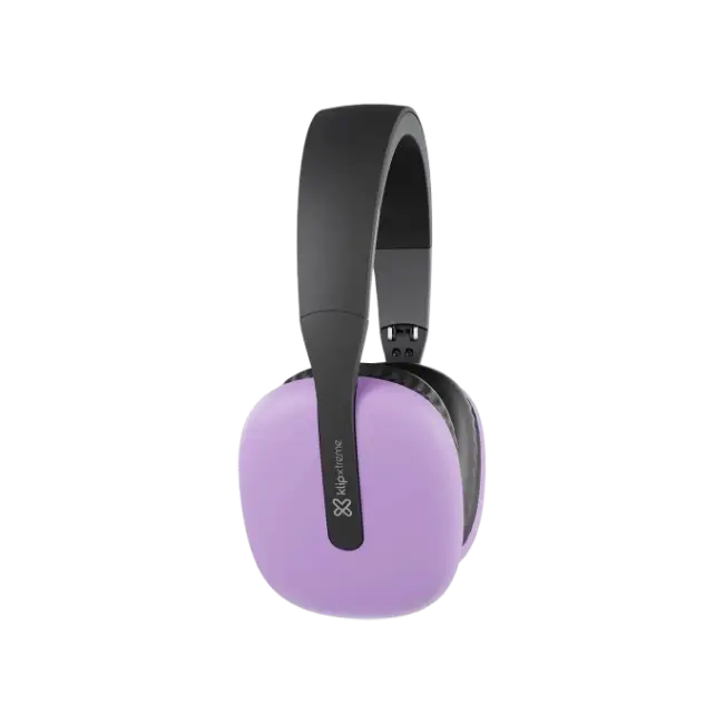 Klip Xtreme - KWH-010PR - Headphones - Para Home audio / Para Portable electronics / Para Professional audio / Para Cellular phone - Wireless - 25Hrs - Purple - BT-3