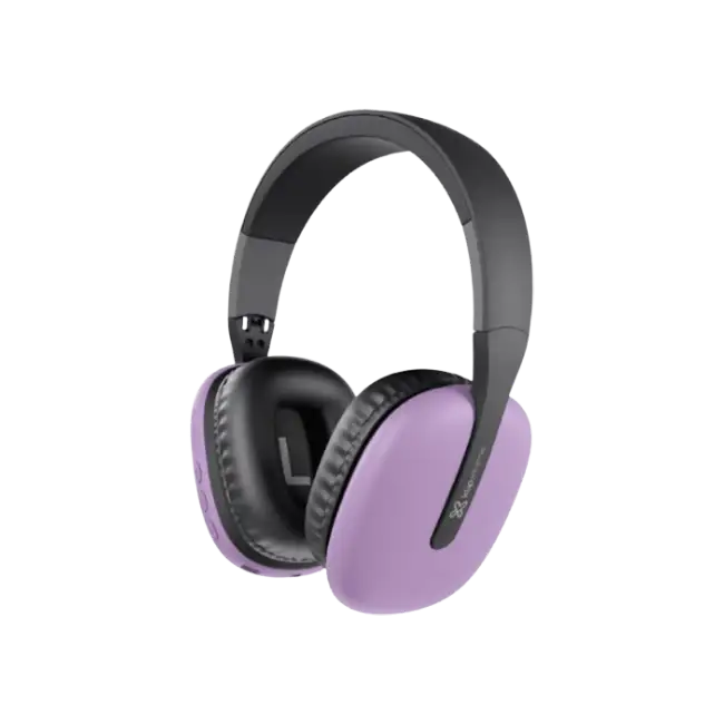 Klip Xtreme - KWH-010PR - Headphones - Para Home audio / Para Portable electronics / Para Professional audio / Para Cellular phone - Wireless - 25Hrs - Purple - BT-4