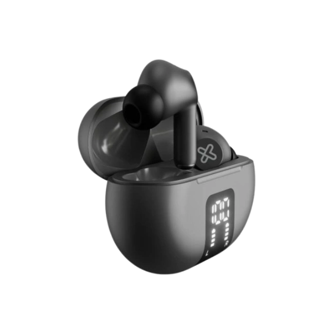 Klip Xtreme - True wireless earphones - Para Phone / Para Portable electronics / Para Tablet - Wireless - 22Hrs ANC Gray