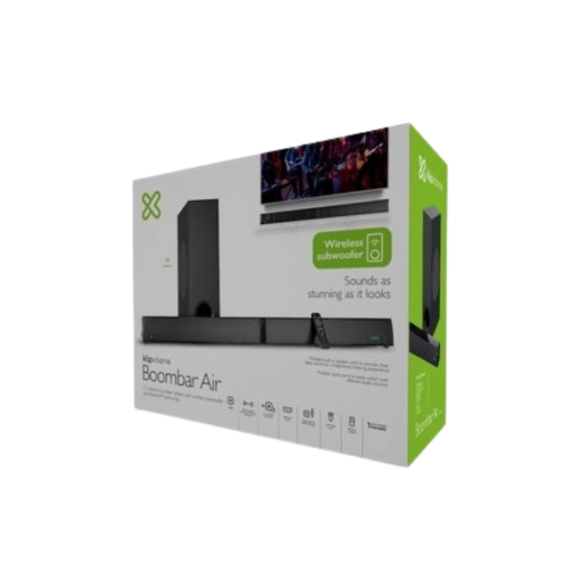 Klip Xtreme KSB-301 - Barra de sonido - Negro - Subwoofer inalámbrico de 2.1 canales y 200 W