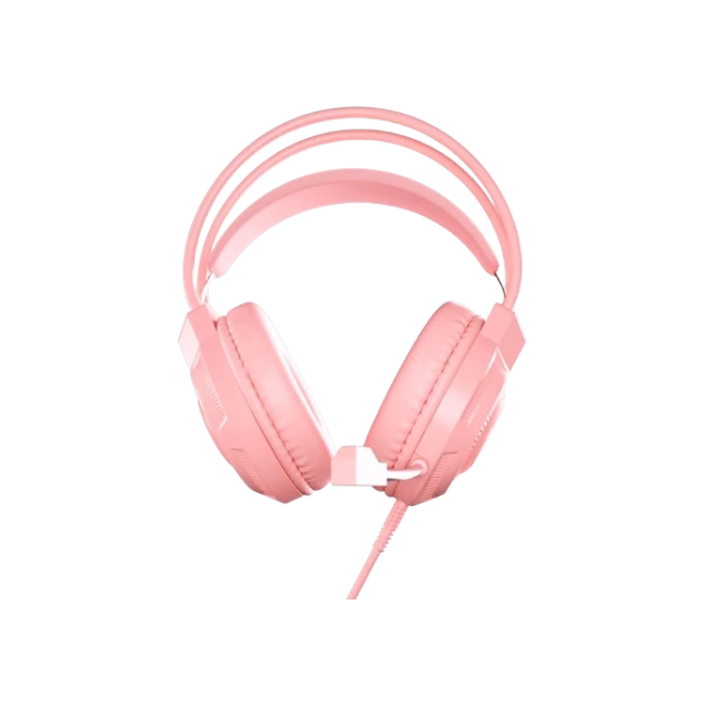 Xtech - XTH-564 - Headset - Para Computer / Para Game console - Wired - 3.5mm+USB Pink-2