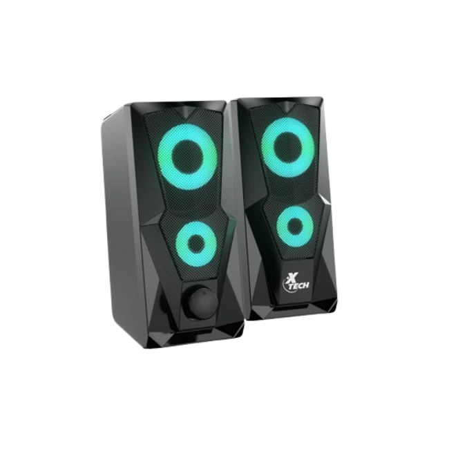 Xtech - Altavoces - 2.0 canales - Negro - Gaming con luz LED XTS-131-3