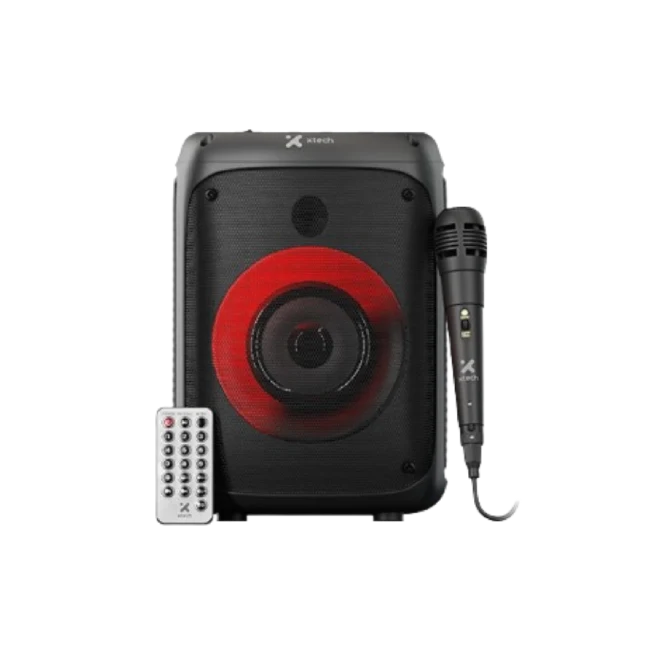 Xtech XTS-661 - Speaker - Black - SonicBloom Portable Wlss Speaker w lights and mic-3