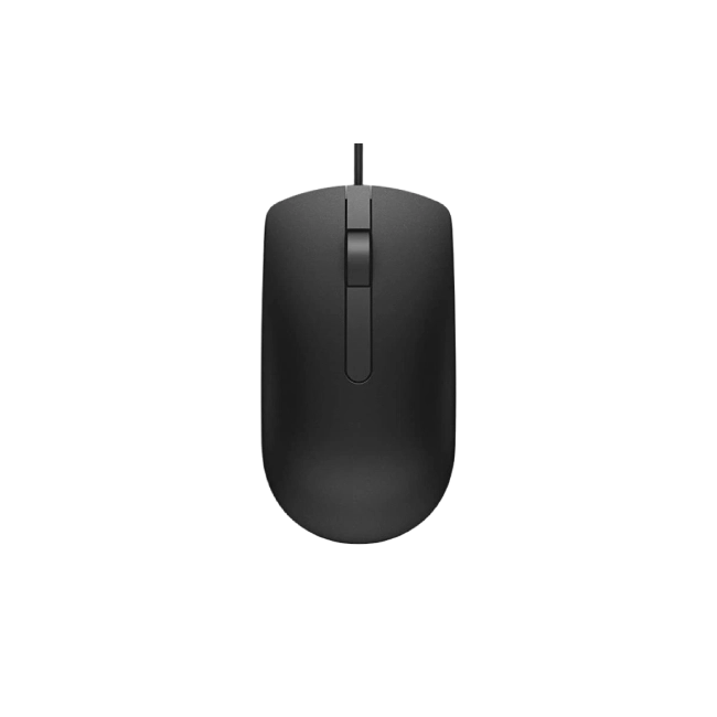 Mouse Dell MS116 Optical Wired - USB Black-2
