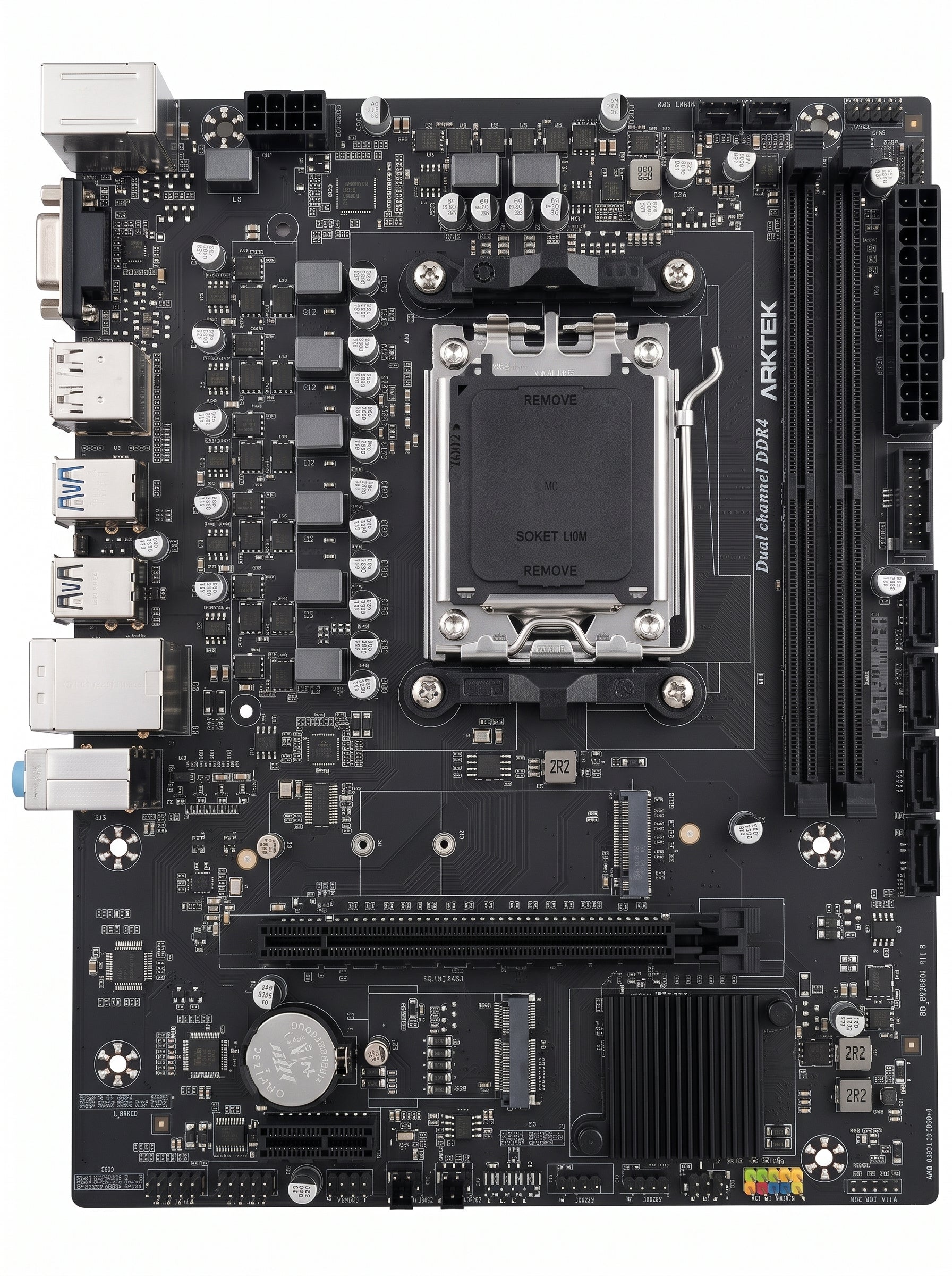 TARJETA MADRE ARKTEK AK-B650M EG AM5 MICRO ATX DDR5 NEGRO-1