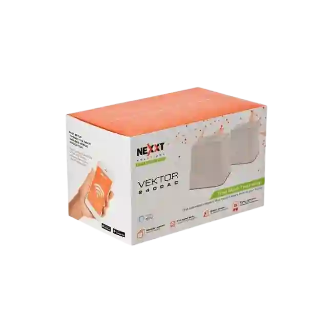 ROUTER NEXXT VEKTOR 2400-AC NCM-2400 MESH 1200MBPS 2 NODOS-4