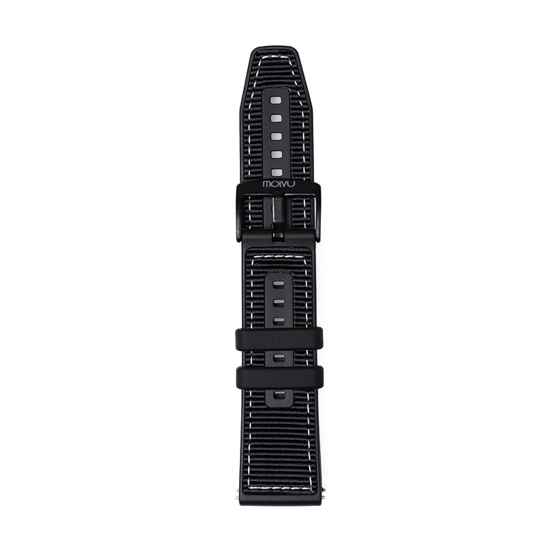 Pulsera T7 y T8 negro c/bordado-2