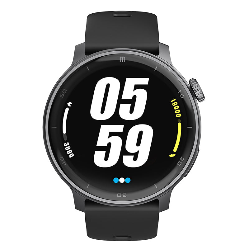 Reloj T8 Negro + Pulsera velcro azul GRISACEO-3