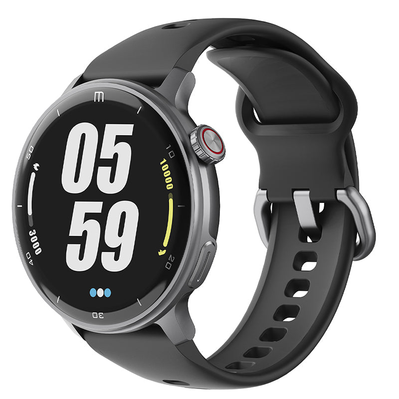 RELOJ T8 NEGRO + PULSERA VELCRO ROSA TONOS CLAROS BLANCOS-2