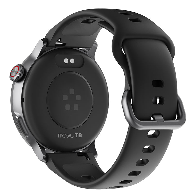 RELOJ T8 NEGRO + PULSERA VELCRO ROSA TONOS CLAROS BLANCOS-4