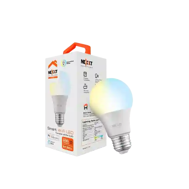 BOMBILLA NEXXT HOME SOLUTIONS CONNECTIVITY NHB-W210 LUZ BLANCA REGULABLE 110V COMPATIBLE CON ALEXA Y GOOGLE ASSISTANT-3