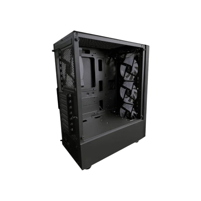 Case Gaming NSX Viper NSXVC08A13P ARGB Color Negro  + Fuente de Poder 650W 80Plus-2