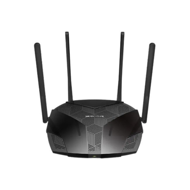 Mercusys MR70X V1 - Enrutador inalámbrico conmutador de 3 puertos - 1GbE - Wi-Fi 6 - Doble banda-1