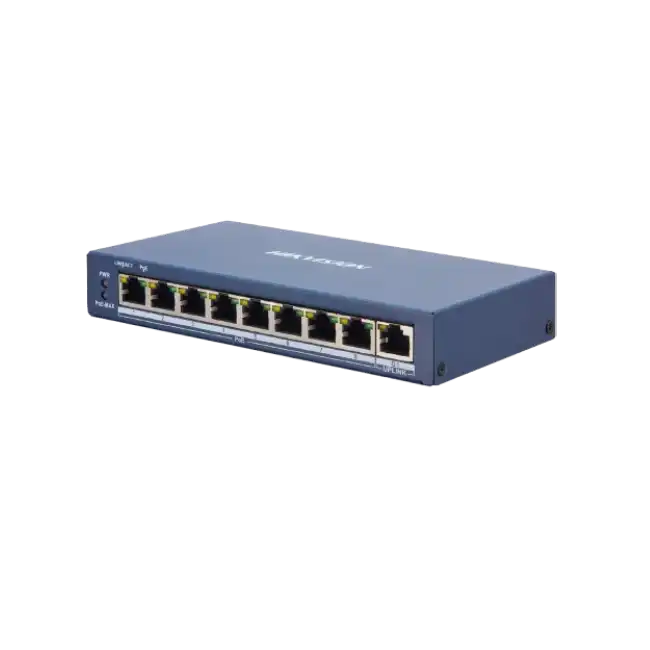 Hikvision - Switch - Ethernet - 8 - Fast Ethernet - Smart POE-4