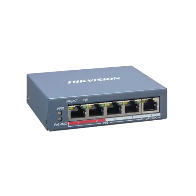 Hikvision - Switch - 4 - Gigabit Smart POE Switch DS-3E-4