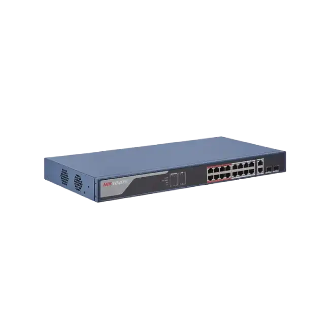 Hikvision - Switch - 16 - Gigabit Smart POE