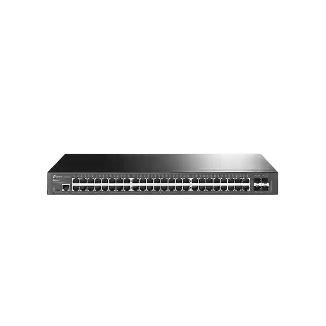 TP-Link JetStream TL-SG3452X V1 - Conmutador - Gestionado - 48 x 10/100/1000 + 4 x 10 Gigabit SFP+ - montaje en rack