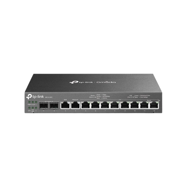 TP-LINK ER7212PC V1 - Router conmutador de 8 puertos - 1GbE - Puertos WAN: 4 - montaje en pared-3