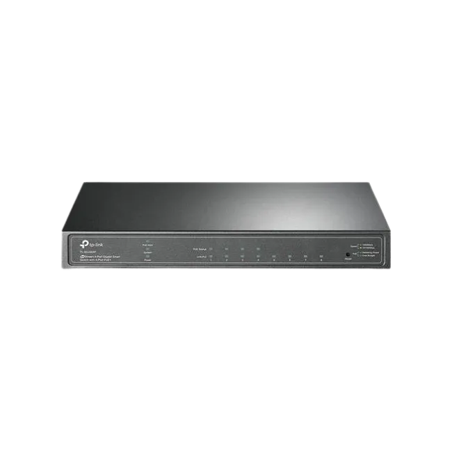 TP-Link JetStream TL-SG2008P - V1 - conmutador - inteligente - 4 x 10/100/1000 + 4 x 10/100/1000 (PoE+) - sobremesa - PoE+ (62 W)-3